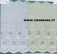 Broderie TT-030
14.5cms. Ancho
Pza: 13.80mts
